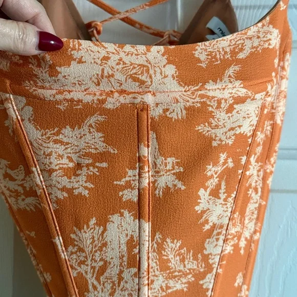Miaou Venus Corset in Clementine Toile, Size L, NWOT - Picture 7 of 9